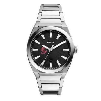 Men's Fossil Santa Clara Broncos Everett Stainless Steel Watch