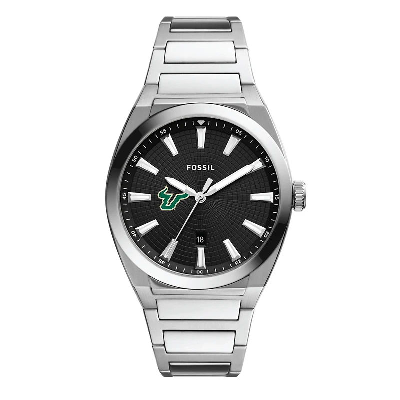 Men's Fossil South Florida Bulls Everett Stainless Steel Watch