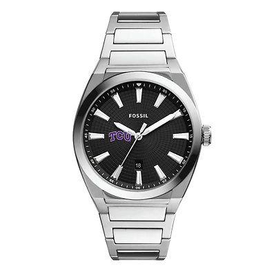 Men's Fossil TCU Horned Frogs Everett Stainless Steel Watch