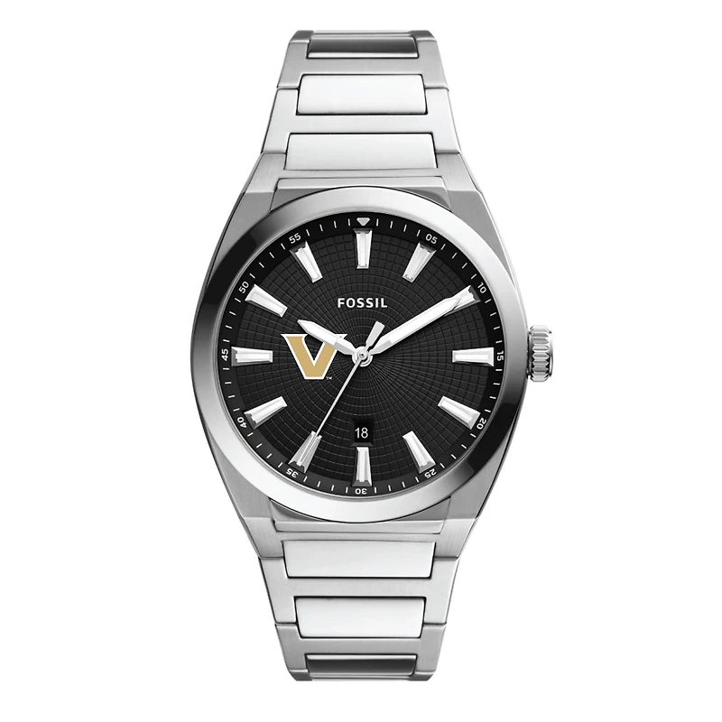 Men's Fossil Vanderbilt Commodores Everett Stainless Steel Watch