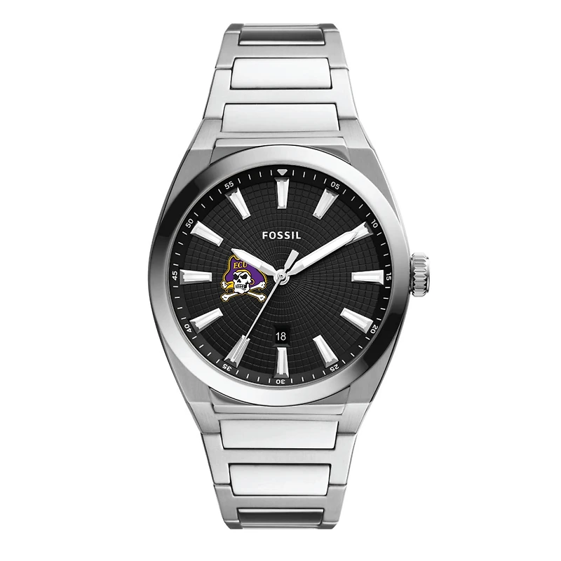 Men's Fossil ECU Pirates Everett Stainless Steel Watch