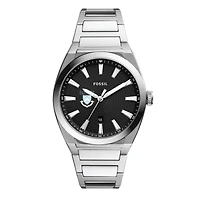 Men's Fossil Columbia University Everett Stainless Steel Watch