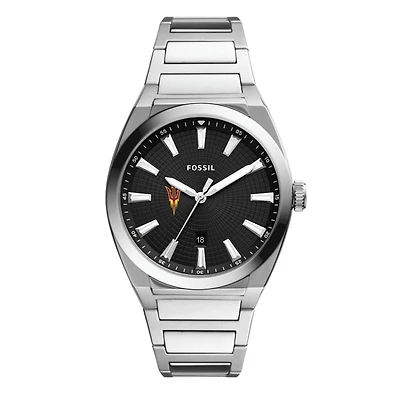 Men's Fossil Arizona State Sun Devils Everett Stainless Steel Watch