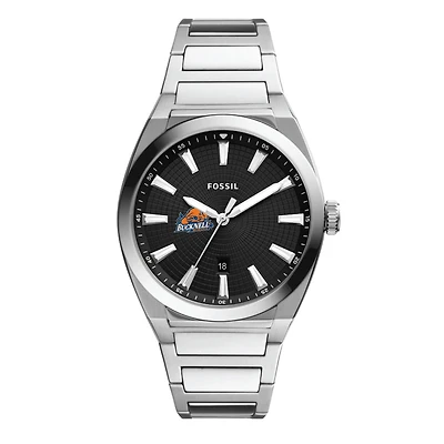 Men's Fossil Bucknell Bison Everett Stainless Steel Watch