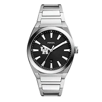 Men's Fossil Houston Cougars Everett Stainless Steel Watch