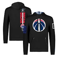 Unisex FISLL x Black History Collection  Black Washington Wizards Pullover Hoodie