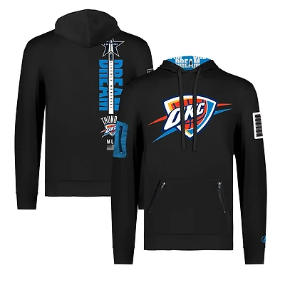 Unisex FISLL x Black History Collection  Black Oklahoma City Thunder Pullover Hoodie