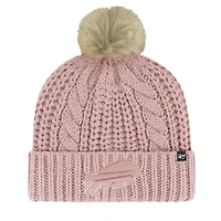 Women's '47 Dusty Rose Buffalo Bills Meeko Cuffed Knit Hat with Pom