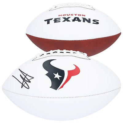 Will Anderson Jr. Houston Texans Autographed Franklin White Panel Football
