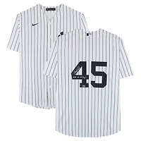 Gerrit Cole New York Yankees Autographed White Nike Replica Jersey with "2023 AL CY Young" Inscription