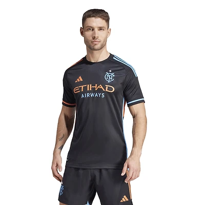 Men's adidas  Black New York City FC Secondary 2024 Authentic Jersey