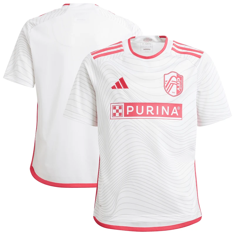 Youth adidas White St. Louis CITY SC 2024 The Confluence Replica Jersey