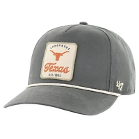 Men's '47 Charcoal Texas Longhorns Pitstop Hitch Rope Adjustable Hat
