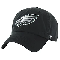 Men's '47 Black Philadelphia Eagles Classic Franchise Fitted Hat
