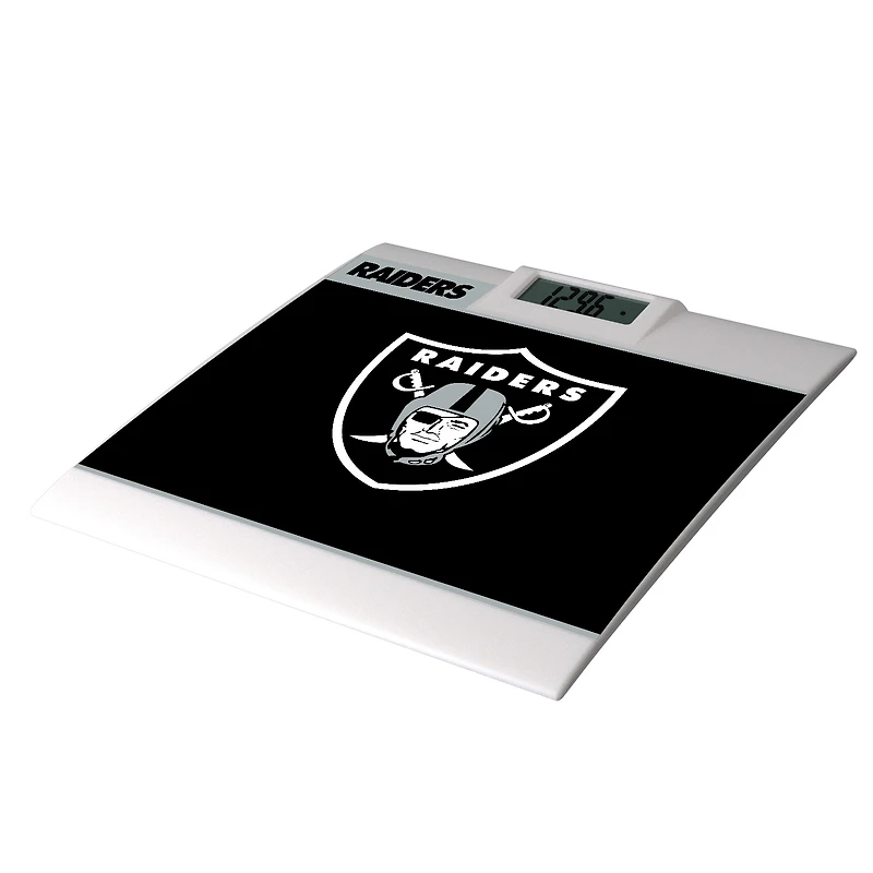Keyscaper Las Vegas Raiders Quadtile Design Digital Bathroom Scale