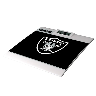 Keyscaper Las Vegas Raiders Quadtile Design Digital Bathroom Scale