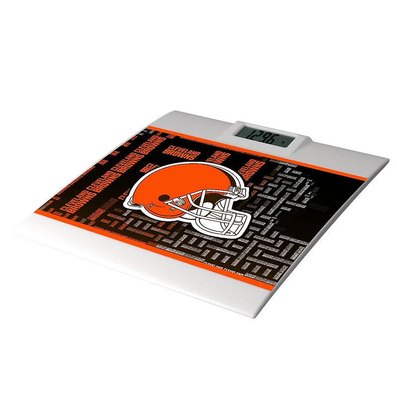 Keyscaper Cleveland Browns Quadtile Design Digital Bathroom Scale