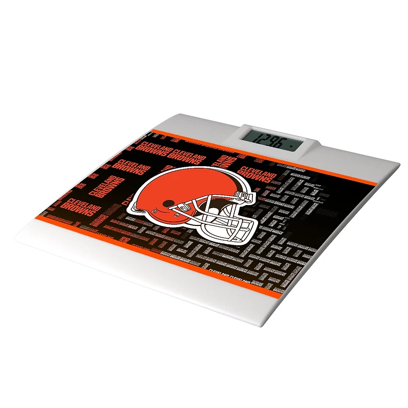 Keyscaper Cleveland Browns Quadtile Design Digital Bathroom Scale