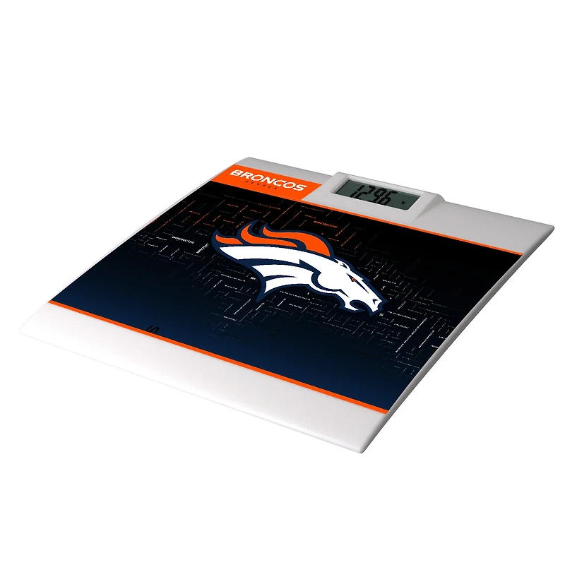 Keyscaper Denver Broncos Quadtile Design Digital Bathroom Scale