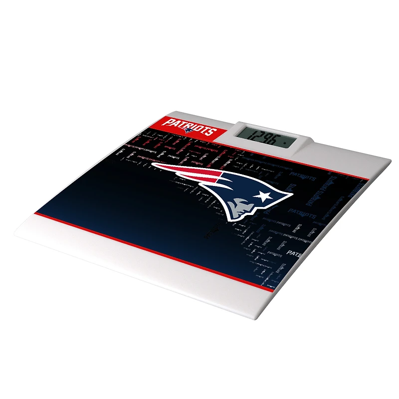 Keyscaper New England Patriots Quadtile Design Digital Bathroom Scale