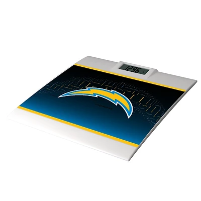 Keyscaper Los Angeles Chargers Quadtile Design Digital Bathroom Scale