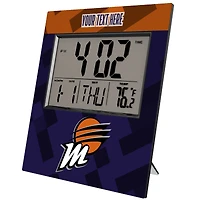 Keyscaper Phoenix Mercury Color Block Personalized Digital Desk Clock