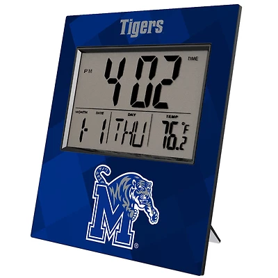 Keyscaper Memphis Tigers Color Block Digital Desk Clock