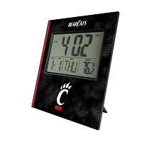 Keyscaper Cincinnati Bearcats Cross Hatch Digital Desk Clock