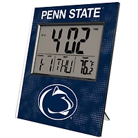 Keyscaper Penn State Nittany Lions Cross Hatch Digital Desk Clock