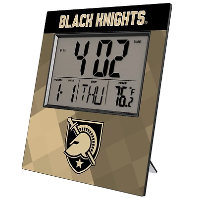 Keyscaper Army Black Knights Color Block Digital Desk Clock