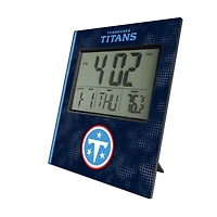 Keyscaper Tennessee Titans Cross Hatch Digital Desk Clock