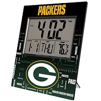 Keyscaper Green Bay Packers Quadtile Digital Desk Clock