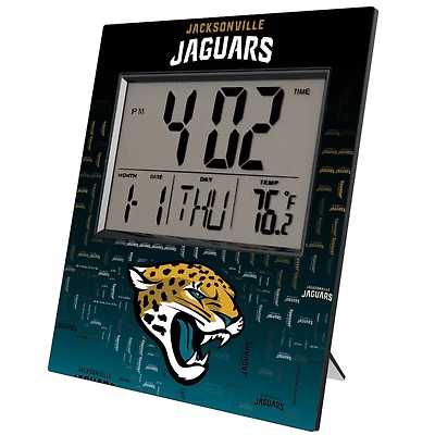 Keyscaper Jacksonville Jaguars Quadtile Digital Desk Clock
