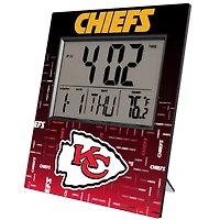 Keyscaper Kansas City Chiefs Quadtile Digital Desk Clock