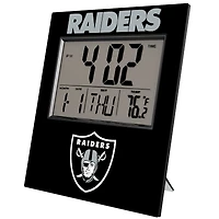 Keyscaper Las Vegas Raiders Quadtile Digital Desk Clock