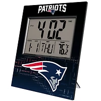 Keyscaper New England Patriots Quadtile Digital Desk Clock