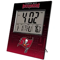 Keyscaper Tampa Bay Buccaneers Quadtile Digital Desk Clock