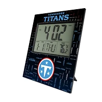 Keyscaper Tennessee Titans Quadtile Digital Desk Clock