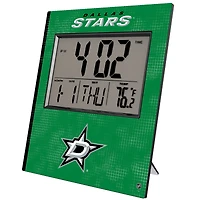 Keyscaper Dallas Stars Cross Hatch Digital Desk Clock