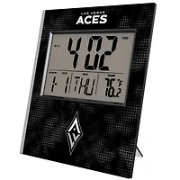 Keyscaper Las Vegas Aces Cross Hatch Digital Desk Clock