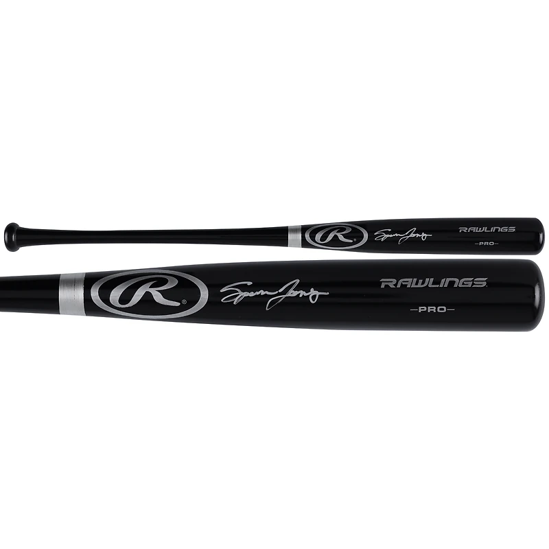 Spencer Jones New York Yankees Autographed Black Rawlings Pro Bat