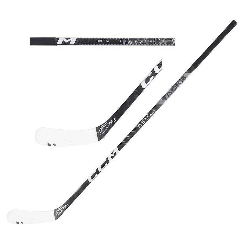 Mathew Barzal New York Islanders Autographed Game-Used Black CCM Stick from the 2022-23 NHL Season