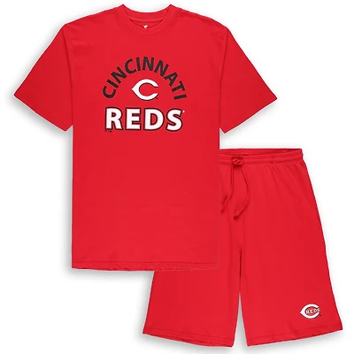 Men's Profile Cincinnati Reds Big & Tall T-Shirt & Shorts Combo Set