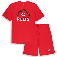 Men's Profile Cincinnati Reds Big & Tall T-Shirt & Shorts Combo Set