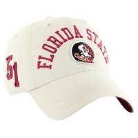 Men's '47 Khaki Florida State Seminoles Clubhouse Faber Clean Up Adjustable Hat