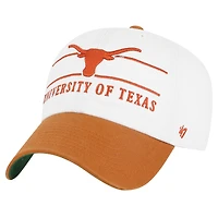 Men's '47 White Texas Longhorns Gridiron Clean Up Adjustable Hat