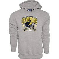 Men's Blue 84  Gray Michigan Wolverines 2023 Big Ten Football Conference Champions Pullover Hoodie