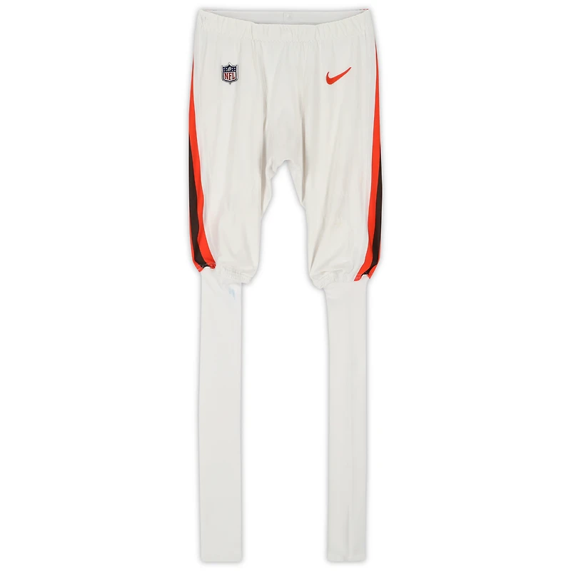 Deshaun Watson Cleveland Browns Player-Issued White Nike Pants from the 2023/24 NFL Season