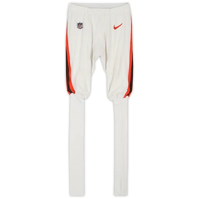 Deshaun Watson Cleveland Browns Player-Issued White Nike Pants from the 2023/24 NFL Season