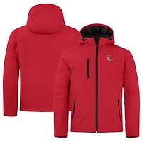 Men's Cutter & Buck  Red Birmingham Barons  Clique Equinox Insulated Softshell Full-Zip Jacket